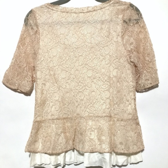 Deletta Anthroplogie Lace Blouse - Picture 3 of 5